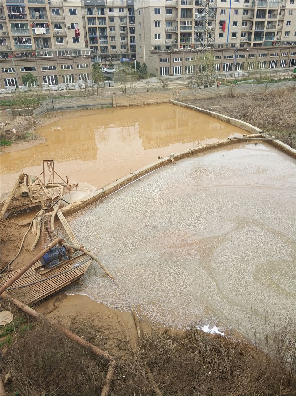 湘东沉淀池淤泥清理-厂区废水池淤泥清淤